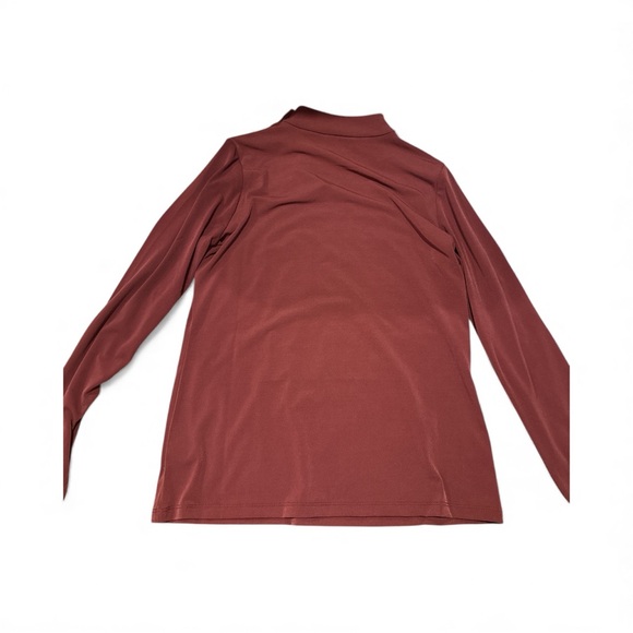 MICHAEL KORS Elegant Maroon Long Sleeve Top - Picture 4 of 4